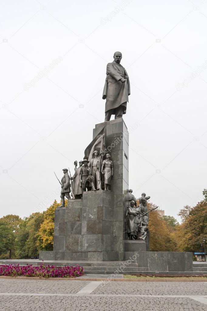 Taras Shevchenko monument in Kharkov