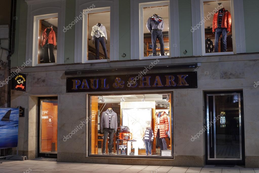 Paul & Shark store in Karlovy Vary at night – Stock Editorial Photo ...