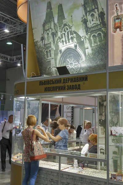 Lviv State Jewelry Factory booth — Stock Photo, Image