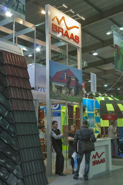 Cabine d'entreprise BRAAS Allemagne carreaux de céramique naturelle — Photo