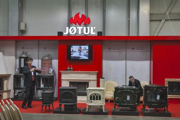 Stand aziendale norvegese di Jotul — Foto Stock