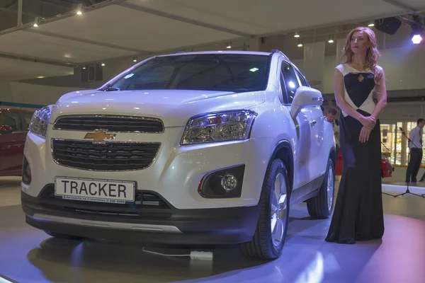 Chevrolet Tracker car model presentation — Stock Photo, Image