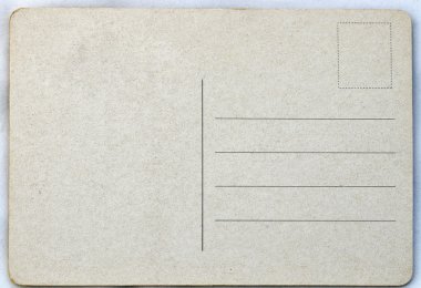 boş kartpostal