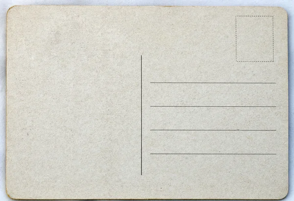 Tarjeta postal en blanco —  Fotos de Stock