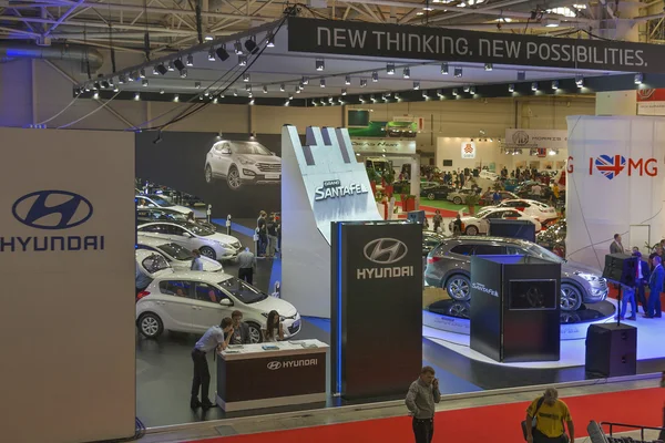 Kiosque Hyundai au Salon international de l'automobile — Photo