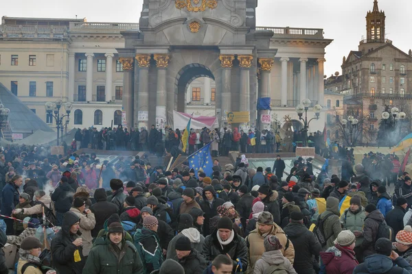 Révolution en Ukraine. EuroMaidan . — Photo