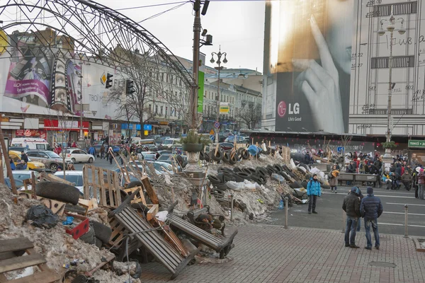 Revolutionen i Ukraina. euromaidan. — Stockfoto