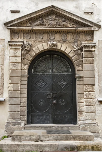 Ancient medieval door — Stock Photo, Image