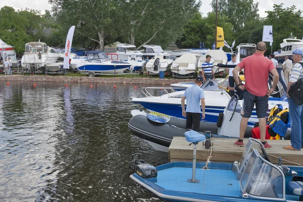 Mostra di barche e yacht — Foto Stock