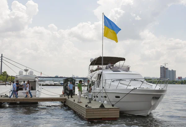 Båt och yacht show — Stockfoto