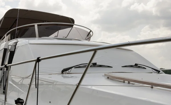 Luxusní jachta closeup — Stock fotografie