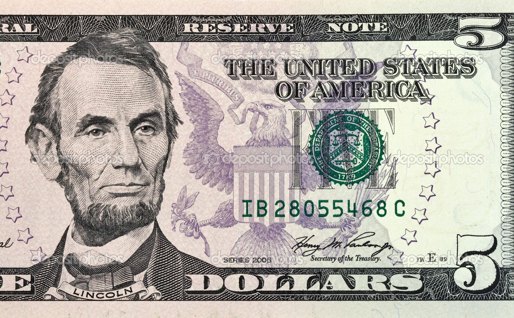 Five dollars bill fragment new edition macro