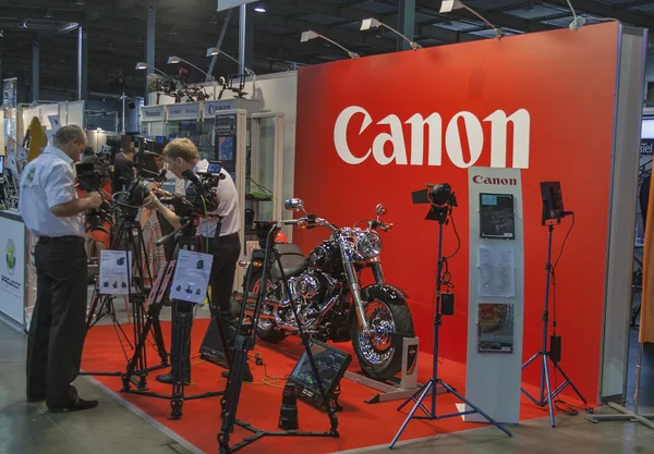 Canon booth — Stock Photo, Image