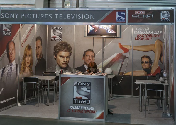 Sony Pictures Television booth — Stock Photo, Image