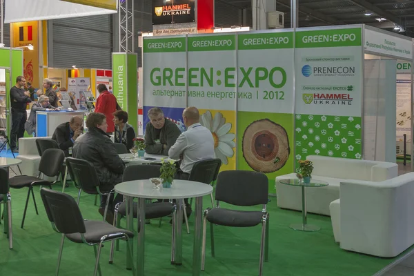 Fiera GREEN EXPO (Alternative Energy) a Kiev, Ucraina . — Foto Stock