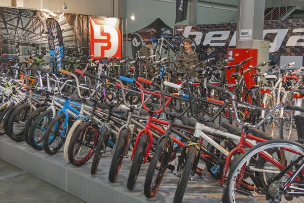 Cykel trade show velobike i kiev, Ukraina — Stockfoto