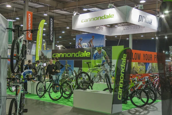 Cannondale booth at Bike trade show