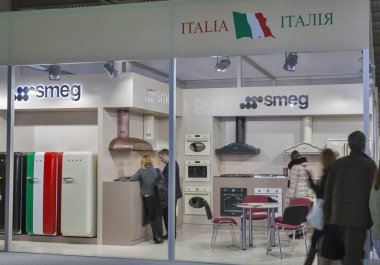 Smeg İtalyan ev aletleri üreticisi booth