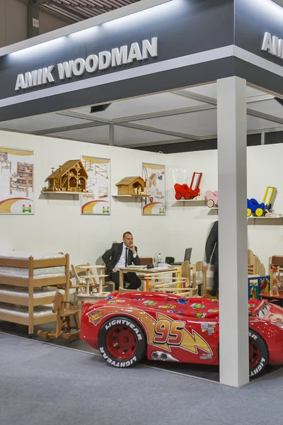 Amik woodman meubilair producent stand — Stockfoto