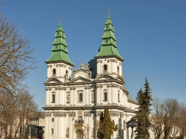 Греко-католическая церковь в Тернополе — стоковое фото