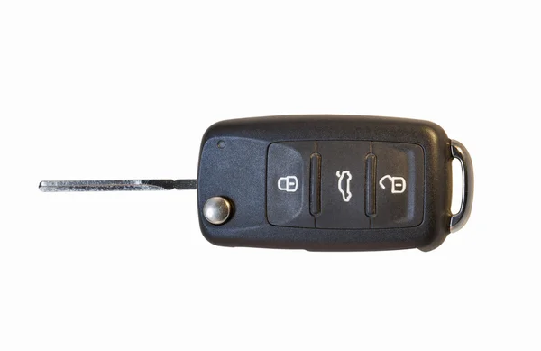 Modern Car Key isolated on White — Stock Photo, Image