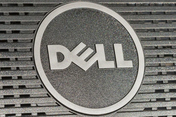 Dell logo close-up Stockfoto