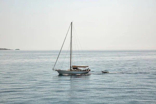 Velero Mar Jónico Cerca Corfú Grecia — Foto de Stock