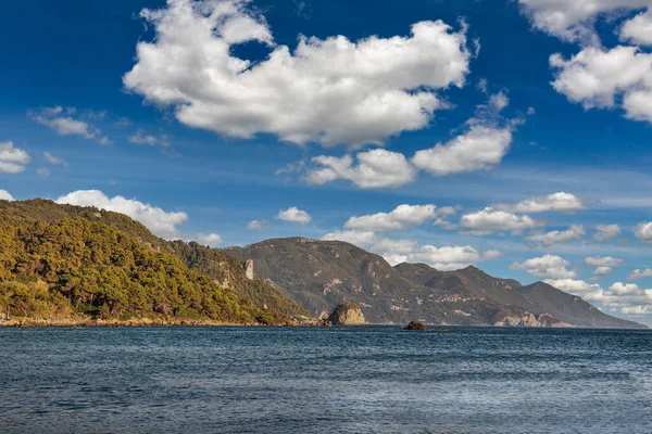 Glyfada Coast Seascape Island Corfu Greece — Stock Photo, Image