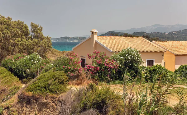 Ünlü Canal Amour Yazlığının Yakınındaki Tipik Bir Sidari Korfu Adası — Stok fotoğraf