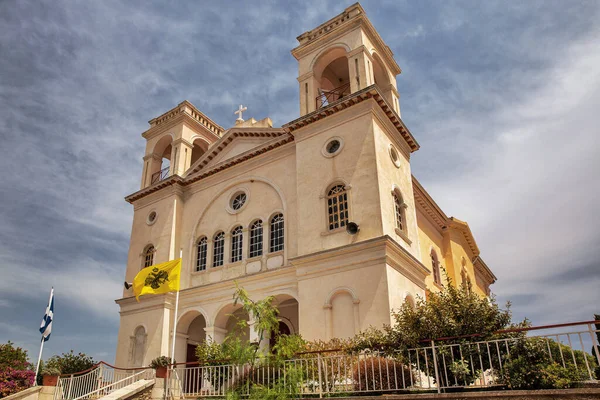 Templo Santo Agios Arsenios Lefkimmi Isla Corfú Grecia Lefkimmi Unidad —  Fotos de Stock