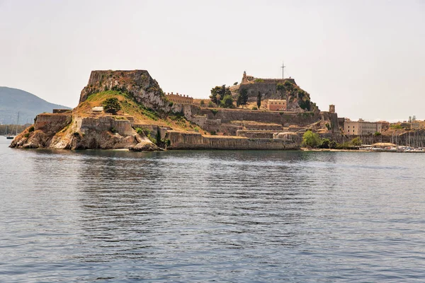 Famoso Marco Turístico Old Venetian Fortress Com Paredes Que Vão — Fotografia de Stock