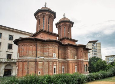 View over Kretzulescu Church in Bucharest, Romania