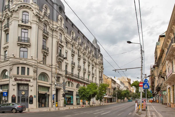 Bukurešť Rumunsko Srpna 2021 Boulevard Regina Elisabeta Nebo Queen Elisabeth — Stock fotografie