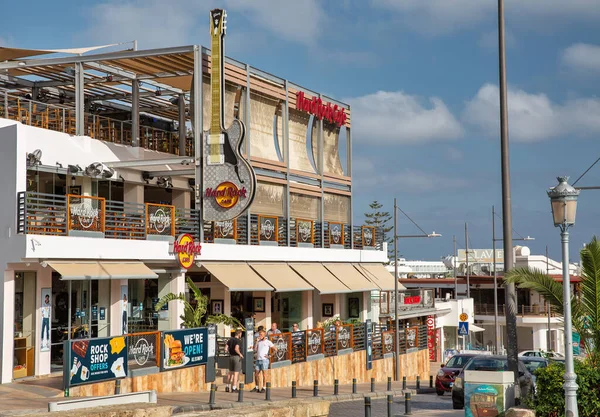 Ayia Napa Chipre Mayo 2021 Hard Rock Café Building Una — Foto de Stock