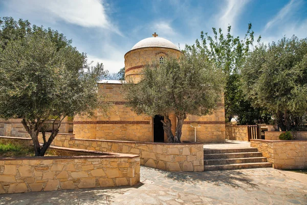 Chiesa San Charalambos Facciata Protaras Cipro — Foto Stock