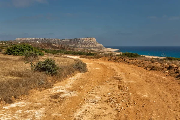 Seascape Cape Greco Peninsula Park Cyprus Mountainous Peninsula National Park — Stock Photo, Image