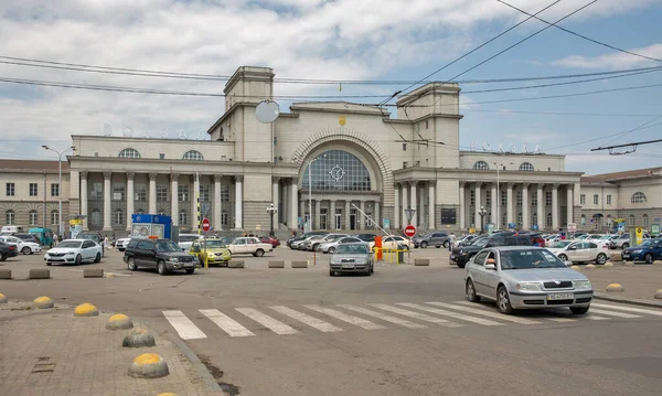 Dnipro Ukrayna Temmuz 2021 Yolcu Tren Istasyonu Dnipro Daha Önce — Stok fotoğraf