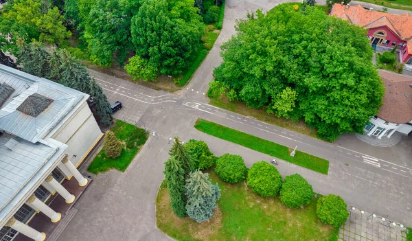 Drone Aerial View National Expocenter Kyiv Ukraiine — ストック写真