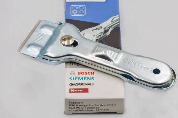 Kyiv Ukraine May 2022 New Bosch Siemens Glass Scraper Electric — Foto Stock