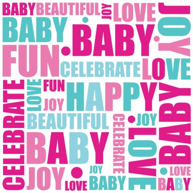 Baby Themed Background clipart