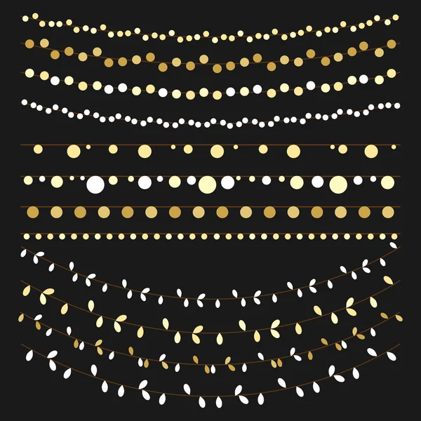 String lichten vector set — Stockvector