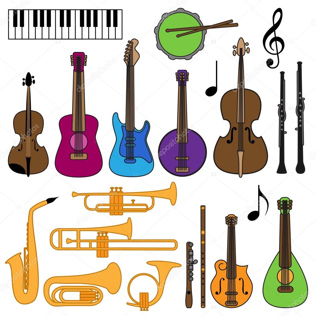 Vector Collection of Musical Instruments