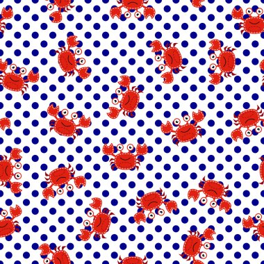 sorunsuz tileable deniz temalı vektör arka plan veya duvar kağıdı