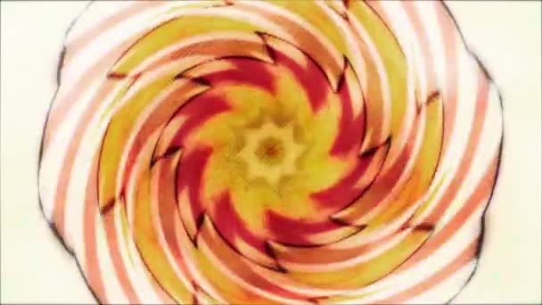 Helix fraktal kaleidoscope — Stok video