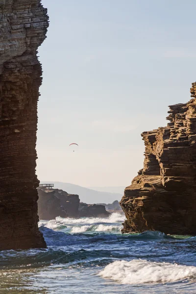 Paramotor on the beach — Stock Photo, Image