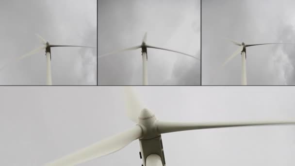 Windmill in motion — Stock Video