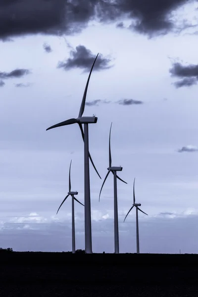 Ветряные турбины - Аэрогенераторы — стоковое фото