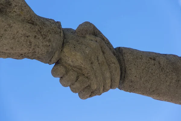 Рукопожатие Осознание руки — стоковое фото