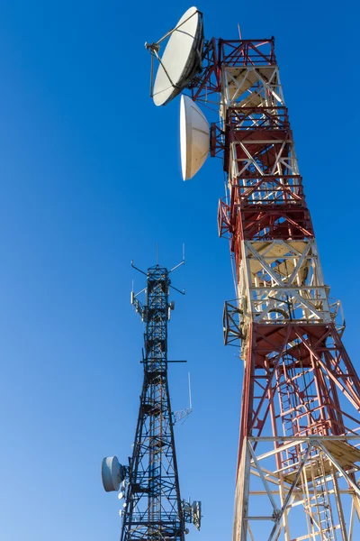 Telecommunications Towers — Stock Photo, Image