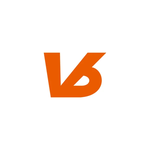 Lettre Lié Fossette Géométrique Logo Vecteur — Image vectorielle